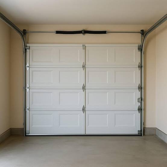 Garage door and trim